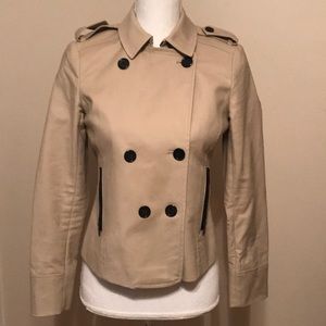 Cropped Trench Coat